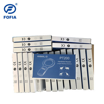 Scanner de microchip RFID alimentado por bateria de lítio recarregável simplificando o processo de identificação