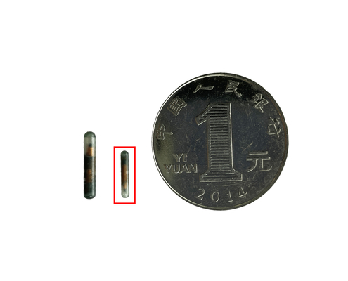 Intervalo de temperatura de 25°C a 50°C ISO 11784/5 FDX-B R/W Microchip padrão de identificação de animais para sistema de controlo