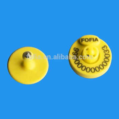 PVC 1342khz FDXB Distância média Eartag gado RFID Reader Compatível com cartão de suporte Cartões de proximidade