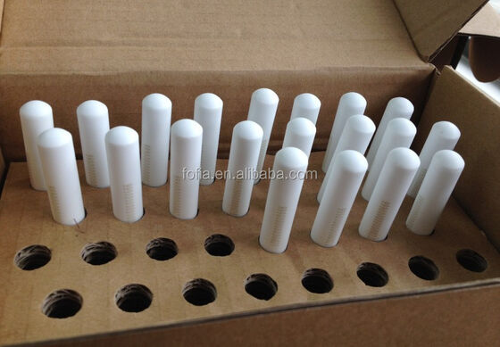 Biocerâmica RFID Eartag de gado com 15 bits de codificação Laser Etching 134.2kHz Waterproof Animal Identification Bolus Tag