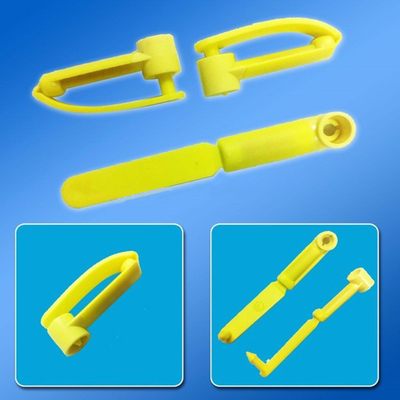 Etiqueta auricular RFID para ovinos, envolvente de uma peça, para gestão de rastreamento de ovinos e caprinos, à prova d'água, anti-perda