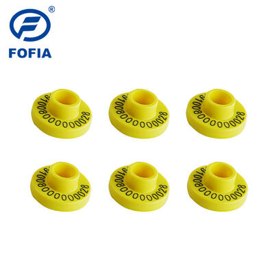 FULL ICAR Certified Durable FDX-B Electronic Ear Tags For Cattle Tracking and Identification Supporting Livestock Monitoring and Farm Traceability (Etiquetas de ouvido eletrônicas duráveis FDX-B certificadas pela ICAR para rastreamento e identificação de gado)