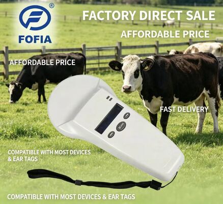 Scanner de microchip para animais e dispositivo de mão fácil com suporte a múltiplas frequências de microchip para identificação de animais