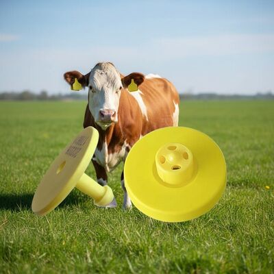 Novo Fofia Full ICAR ET908 ID de Vaca e Porco RFID LF Ear Tag BLE ISO11784/5 Material TPU 350N Tensão 5 anos Garantia Uso na fazenda