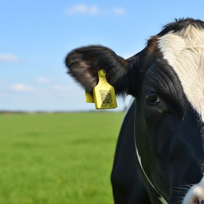 Novo T921 animal etiqueta de orelha cabra amarela alta qualidade rfid tpu etiquetas de orelha para uso agrícola gado