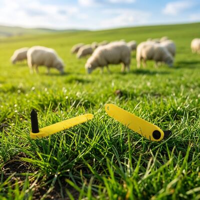 Marca RFID de identificação de animais compatível com a norma ISO 11784/5 para gestão inteligente das explorações agrícolas