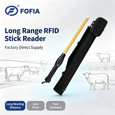 FOFIA PT280 134.2kHz RFID Reader PVC NLIS Austrália ICAR aprovado ID de gado 7000 Registros Armazenamento 10-20cm Distância de leitura ISO