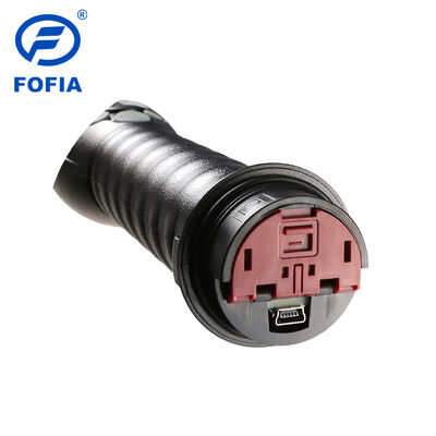 FOFIA Reader RFID PT280 à prova d'água 134,2kHz PVC plástico NLIS Austrália ICAR aprovado ID de gado USB ISO 11784/5 10-20cm