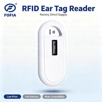 Leitor de cartão RFID de microchip de plástico animal portátil PT160 134,2 kHz OLED Screen USB Bateria de lítio CE Certificado ISO 11784/11785