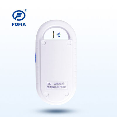 Leitor de cartão RFID de microchip de plástico animal portátil PT160 134,2 kHz OLED Screen USB Bateria de lítio CE Certificado ISO 11784/11785