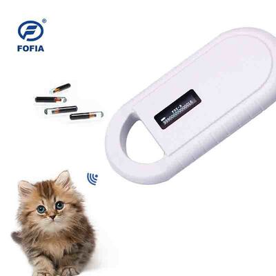 Leitor de cartão RFID de microchip de animal portátil PT160 134,2kHz OLED Screen USB Bateria de lítio CE Certificado Protocolo ISO 11784/11785