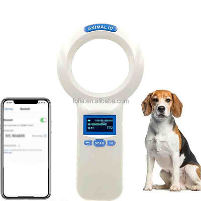 Relógio portátil FOFIA PT200 RFID à prova d'água 128x64 tela OLED leitura de longa distância 10-20m Protocolo ISO11784/5