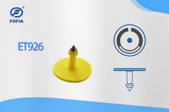 Fofia ICAR ET926 RFID impermeável TPU etiquetas de ouvido de animais FDX-B 134.2Khz EM4305 chips gado gado porco ovelhas