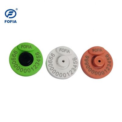 Fofia ICAR Certificados de plástico de orelhas para bovinos, porcos e cabras ISO Compliant Smart Livestock Identification