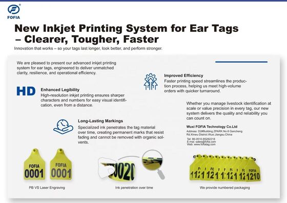Etiquetas auriculares HDX RFID ICAR COMPLETO com certificação de sistema de rastreamento de gado para gado, ovelhas, cabras, suínos
