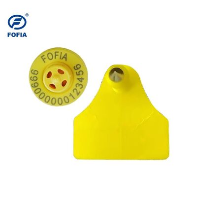 Fofia Combinação à prova d'água Marca de ouvido eletrônica de rastreamento de animais Nova RFID de alta qualidade TPU Laser Coding 3 anos Garantia Cabra