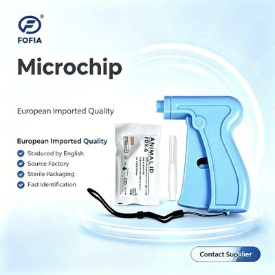 Fofia RFID 134.2kHz ICAR Certificado Tipo Dividido Animal ID Microchip 2.12 * 12mm Modelo ZS005 Material à prova d'água Novo 1,5 ano
