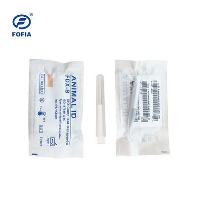 ICAR Certificado Fofia 2026 Novo RFID de venda rápida 134.2kHz identificação de cão e animal microchip tipo dividido plástico ZS008 impermeável para animais de estimação