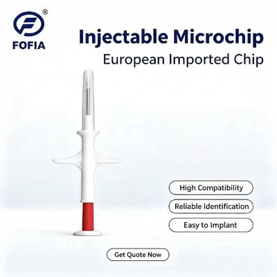 ICAR Certificado FOFIA RFID 134.2kHz Animal Microchip FDX/EM4305 Chip IP67 Impermeável para Injeção de Plástico de Animais de estimação