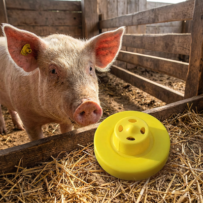 Novo ICAR COMPLETO Etiqueta de Orelha Eletrônica Animal Etiqueta de Orelha Amarelo À Prova D' Água para Gado Vaca Gestão