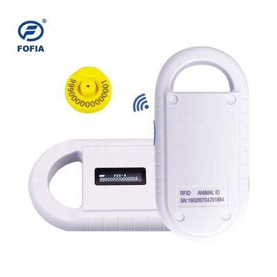 Fofia Microchip de plástico portátil para animais Leitor de cartão RFID PT160 134.2kHz OLED Screen USB Bateria de lítio CE Certificado ISO