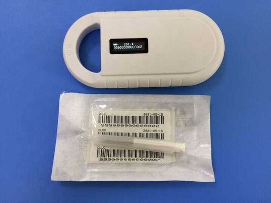 Fofia Microchip de plástico portátil para animais Leitor de cartão RFID PT160 134.2kHz OLED Screen USB Bateria de lítio CE Certificado ISO