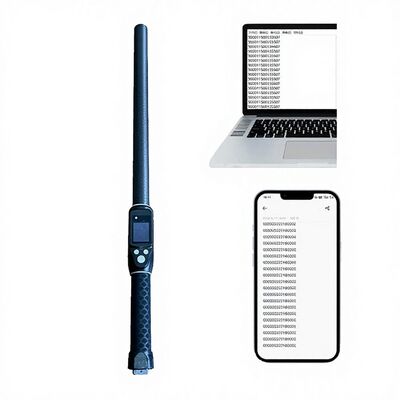 Leitor de Etiqueta de Orelha RFID Durável à Prova d'Água de Longo Alcance 134.2kHz Protocolo ISO11784/5 Distância de Leitura de 30-100cm Material de PVC para Fazenda