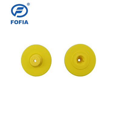 Novas Etiquetas Eletrônicas UHF à Prova d'Água RFID TPU 5.7mm Amarelas para Animais ET933+Chips T901 Garantia de 5 Anos para Uso em Gado Fofia