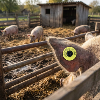 Nova fofia completa icar et908 vaca rfid lf etiqueta de orelha tpu material 350n tensão 5 anos garantia iso11784/5 conformidade uso agrícola