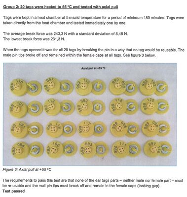FOFIA Novo Full ICAR Durável RFID resistente à água TPU Yellow Ear Tags LF ET908+T905 Farm Chips Garantia de 5 anos Bovine 14,5mm