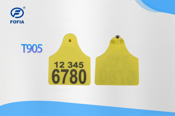 ICAR T904+T905 Combinação Animal Tracking Ear Tag Nova alta qualidade RFID plástico TPU 70 * 57mm laser codificação 3 anos de garantia Farm