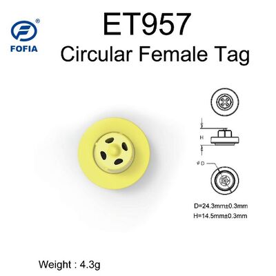 Fofia ET957+T967 Combinação de Ovelhas e Cabras Uso eletrônico de fazenda Rastreamento de etiqueta de ouvido Nova codificação a laser RFID TPU de alta qualidade 3 anos
