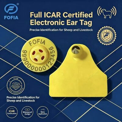 Etiqueta Eletrônica Durável à Prova d'Água para Rastreamento de Animais Caprinos e Ovinos RFID TPU Codificação a Laser Nova Alta Qualidade Garantia de 3 Anos Modelo