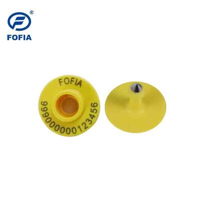 Fofia ET957+T967 Combinação de ovinos Caprinos Bovine Animal Farm Electronic Tracking Ear Tag Novo RFID de alta qualidade TPU Laser Coding 3