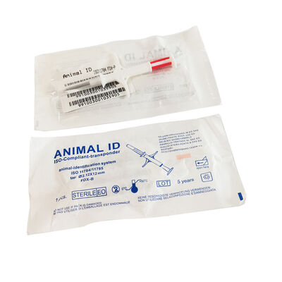 Novo Fofia resistente à água RFID branco microchip animal ZS006 com IP67 e 1,5 anos de garantia para cães gatos e animais de estimação Tag de injeção