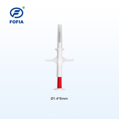 FOFIA ZS007 RFID 134.2kHz Microchip para Animais Chip FDX/EM4305 Embalagem Plástica para Injeção de Gado e Pet à Prova d'Água IP67 Novo 1.5