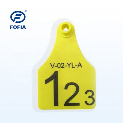 New Plastic Cow Ear Tags Bovine Cattle Sheep & Pig Farm Use Ear Mark Tags with Number Animal Tracking Chip