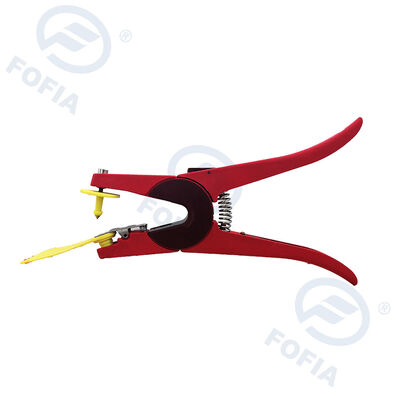 Novo FOFIA Metal Alumínio Alloy Farm Animal Ear Tag Applicator Laser Coding Bovine Porco Ovelha Cavalo 3 meses de garantia