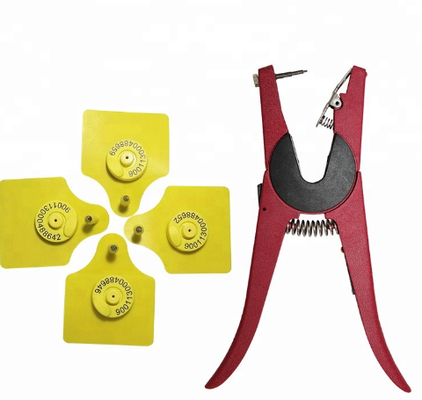 New FOFIA Aluminum Alloy Farm Animal Ear Tag Applicator with Laser Coding for Cattle Pig Sheep Horse Ear Tags 3 Months Warranty