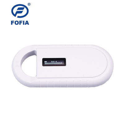Portable profissional do varredor do microchip da grande distância 125KHZ RFID para animais de estimação