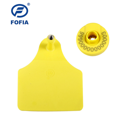 125khz ISO11784/5 FDX - etiqueta de orelha animal de B Rfid para a gestão dos carneiros do gado