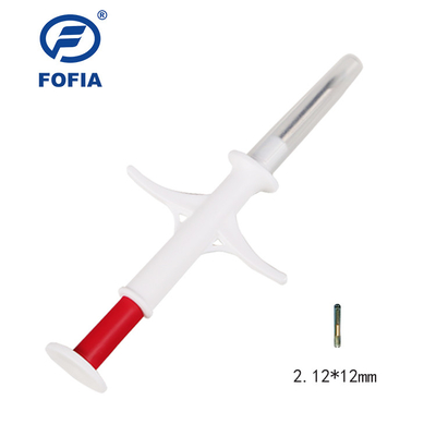 134.2KHz FDX - microchip do animal de estimação de B que segue microplaquetas para cães com número original do dígito de ICAR 15
