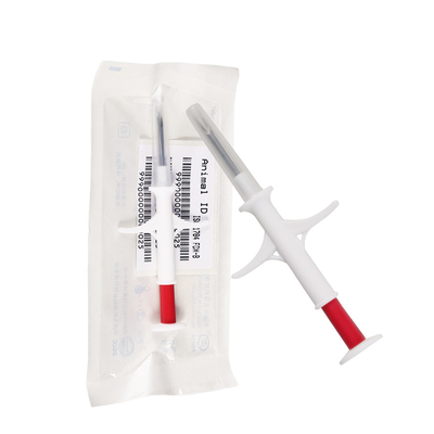 ISO11784/5 EO Microchip esterilizado a gás com número de 15 dígitos como número de identificação do animal