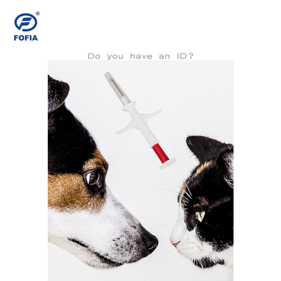 Microchip pequeno 1.4*8 milímetro da identificação do animal de estimação do tamanho para as etiquetas de vidro do perseguidor animal