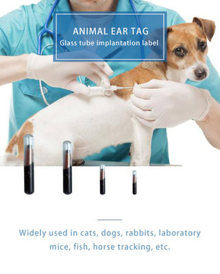Número de chip animal Implantador de microchip esterilizado universal com número de 15 dígitos