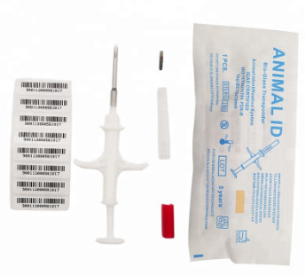Número do chip animal Microchip Implantador esterilizado universal com 15 dígitos Número chip localizador de animais de estimação chip rfid animal de estimação