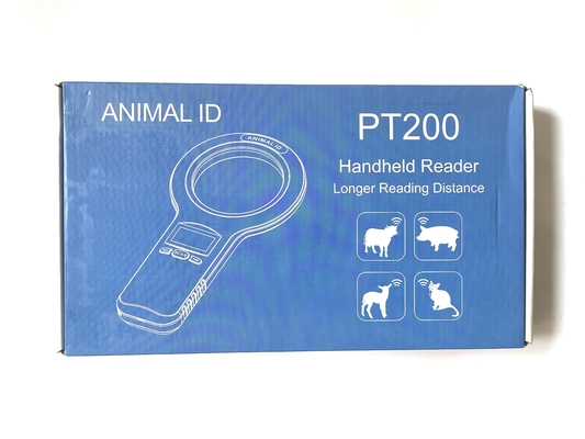 134,2 leitor de etiqueta animal Handheld portátil da orelha do varredor FDX-B do microchip do quilohertz RFID