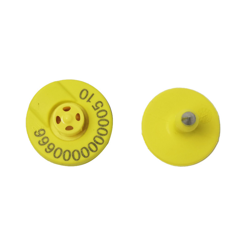 Chips europeus com segurança de dados única ET907 ISO High Security Smart Ear Tag para vaca