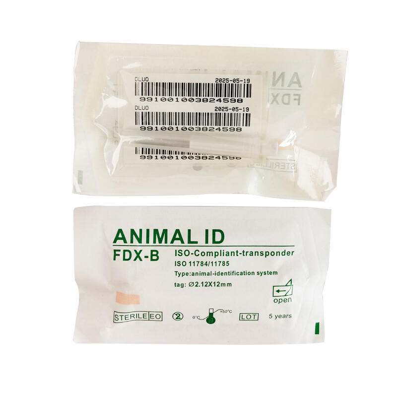 Microchip de transponder ISO com segurança de dados únicos para identificação de animais