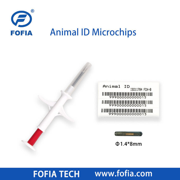 20 anos de desempenho Rfid Chip Animal Pet Id Microchips Injetáveis Para Animais Com Seringa